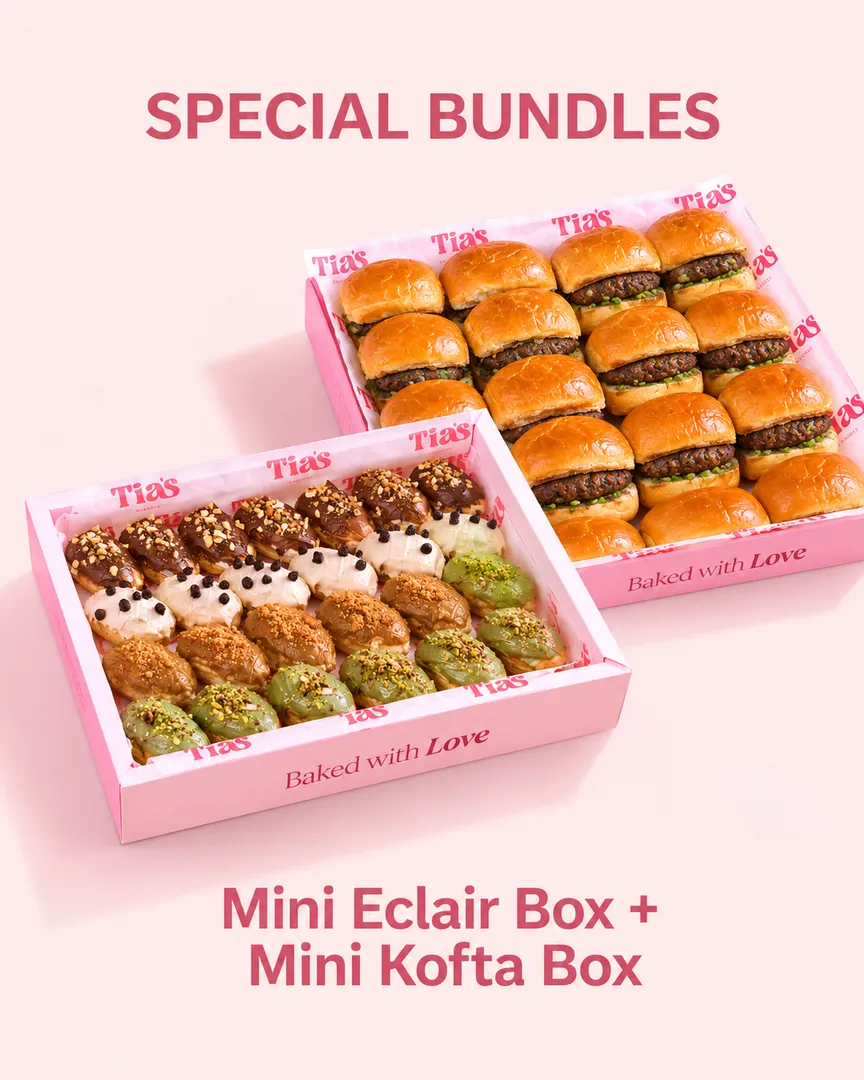 mini kofta box + mini eclair box
