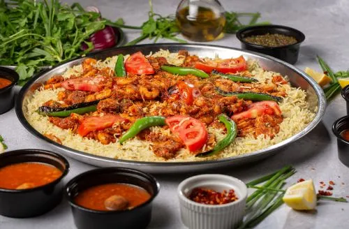 Biryani Shrimps Tray