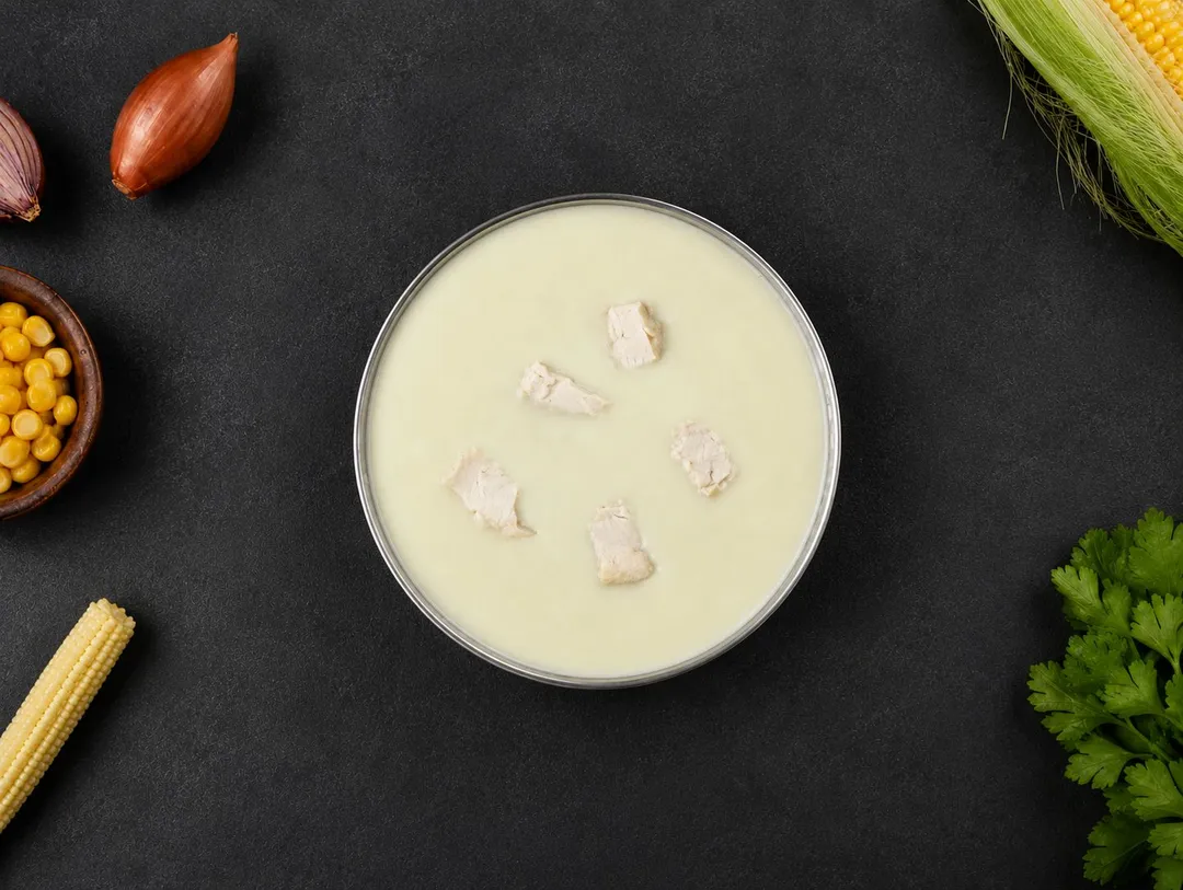 شوربة كريمة دجاج