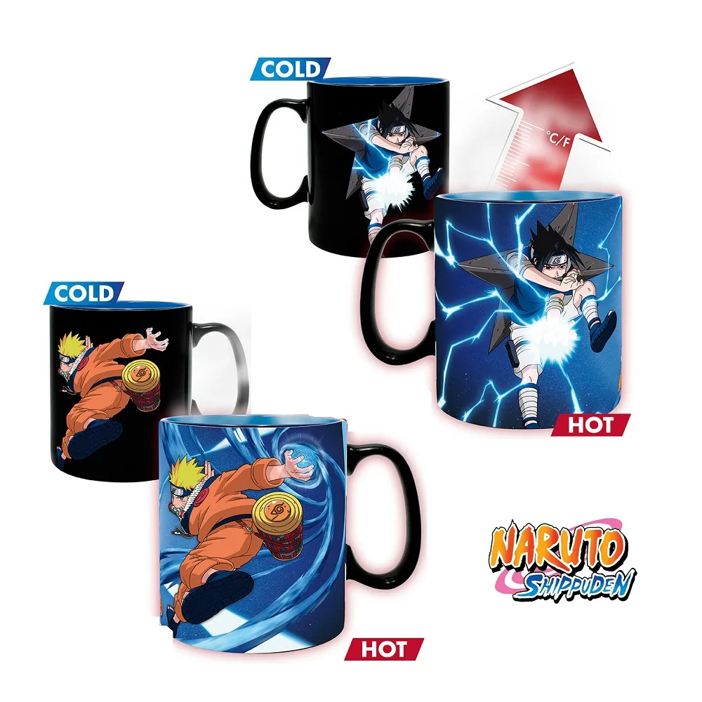 Naruto & Sasuke Change Heat Mug - 460 ML