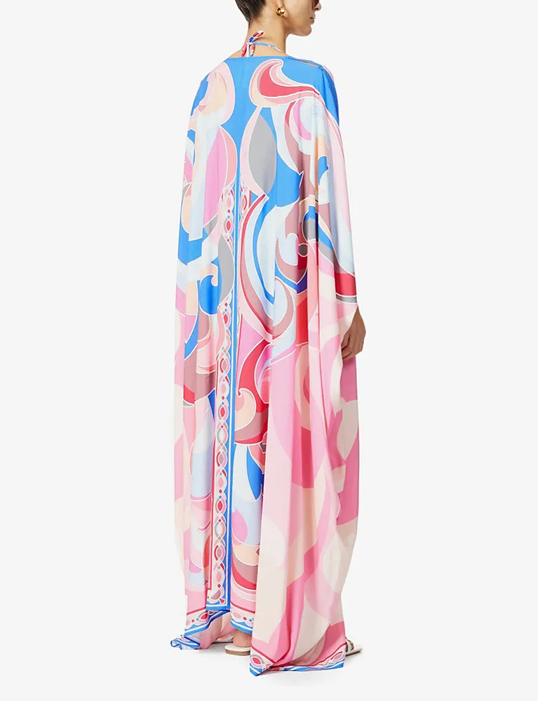 Emilio Pucci Graphic-Print Woven Kaftan