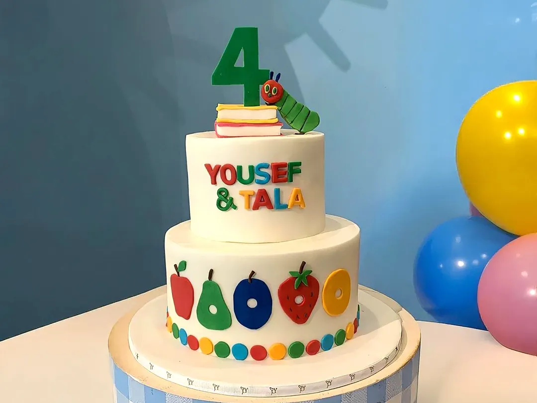 Hungry Caterpillar Cake