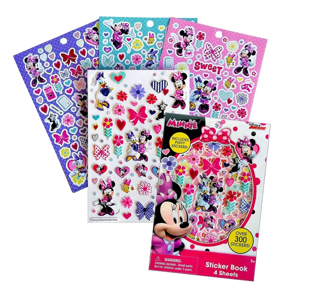 Minnie Mouse 4 Sheets Stickers Book