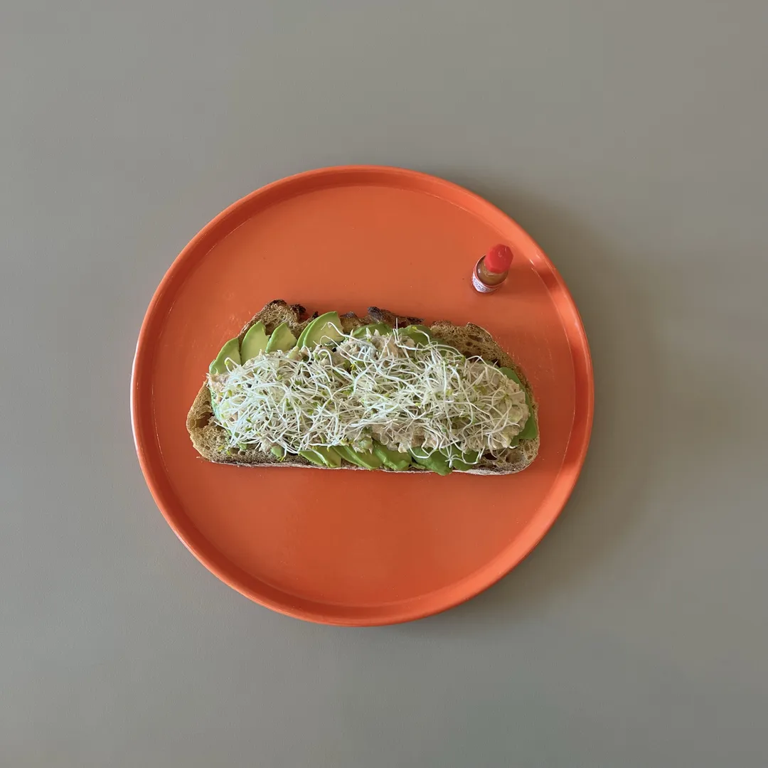 Ortiz tuna salad tartine