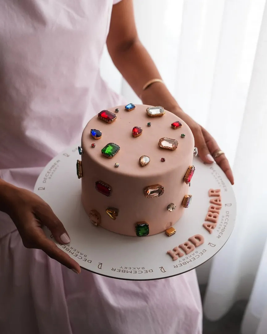 Pink Jewel Cake