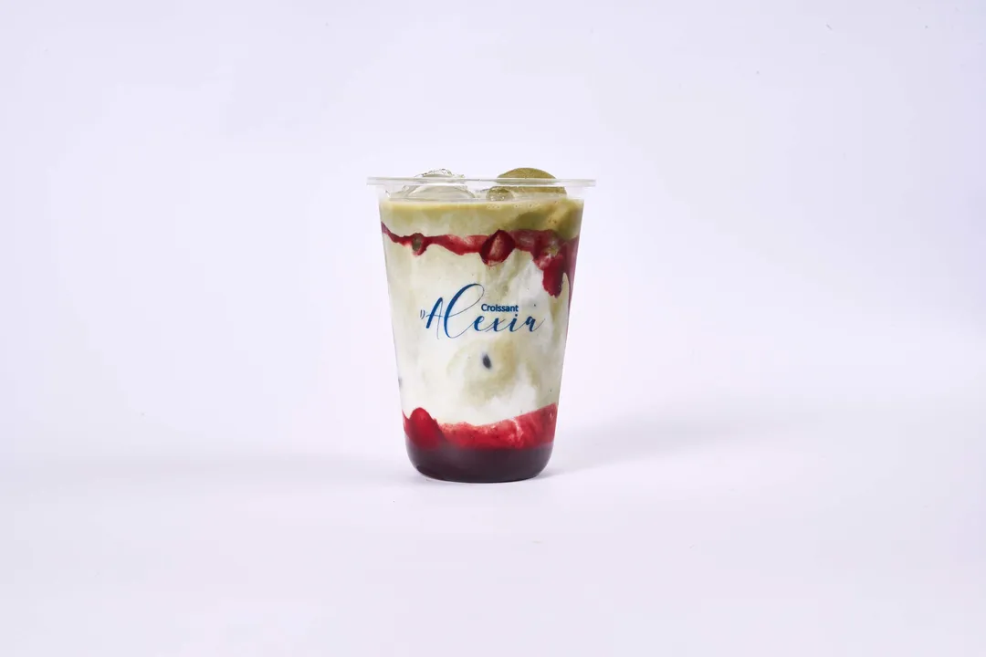 Iced Strawberry Matcha