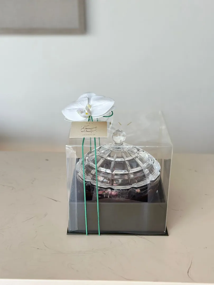 Rose halwa in Special glass 1 kg