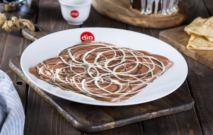 triple chocolate crepe