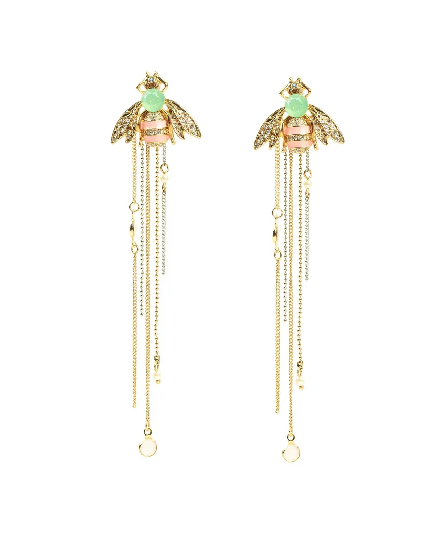 Eye Candy LA - Honeybee Fashion Earrings