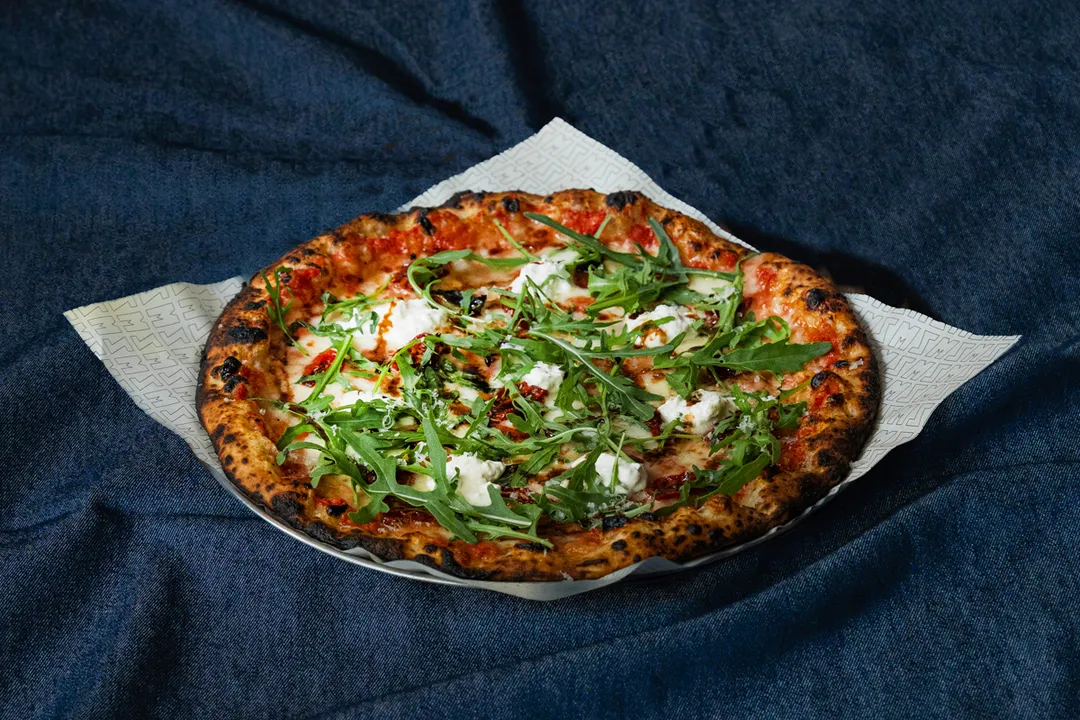 Burrata pizza