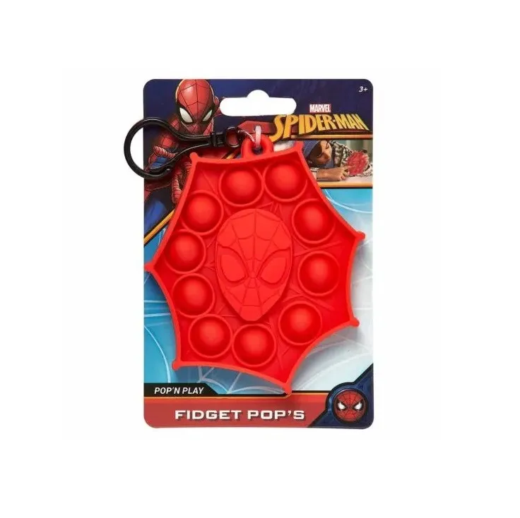 Spider Man Fidget Popup Keychain