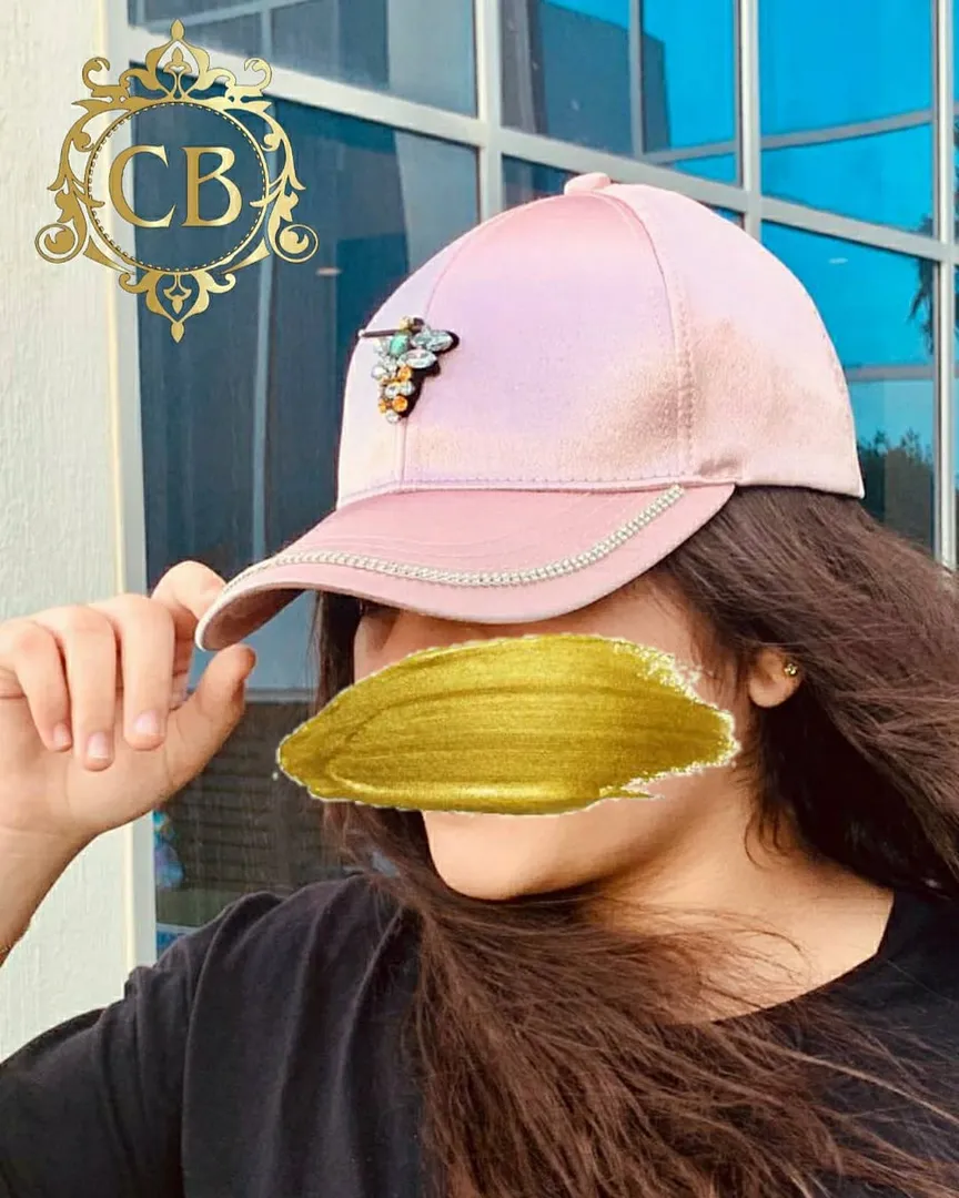 Metalic pink Hat