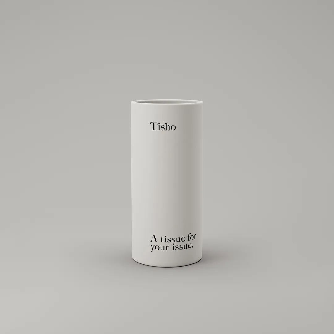 Tisho Cylinder - White