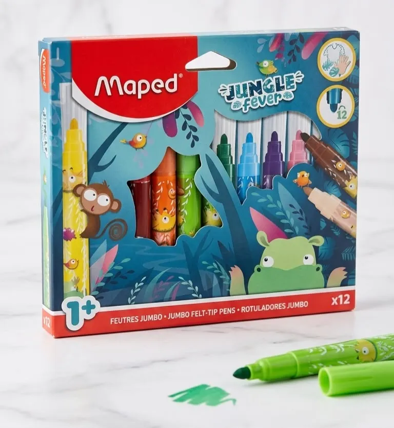 الوان شينية 12 لون جامبو اشكال Maped
