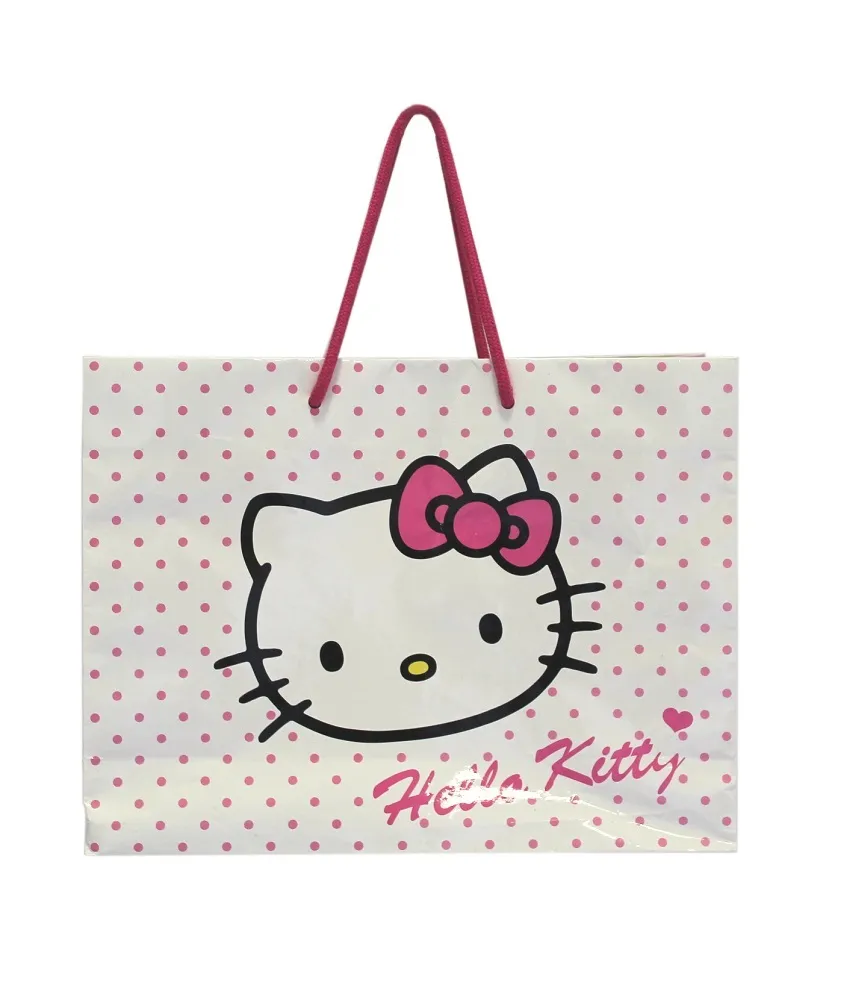 Hello Kitty Paper Shopping Bag - 2 Sizes Available