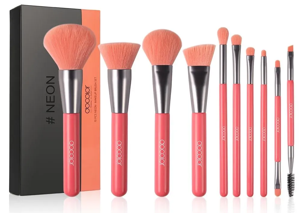 Neon peach brushes DOCOLOR