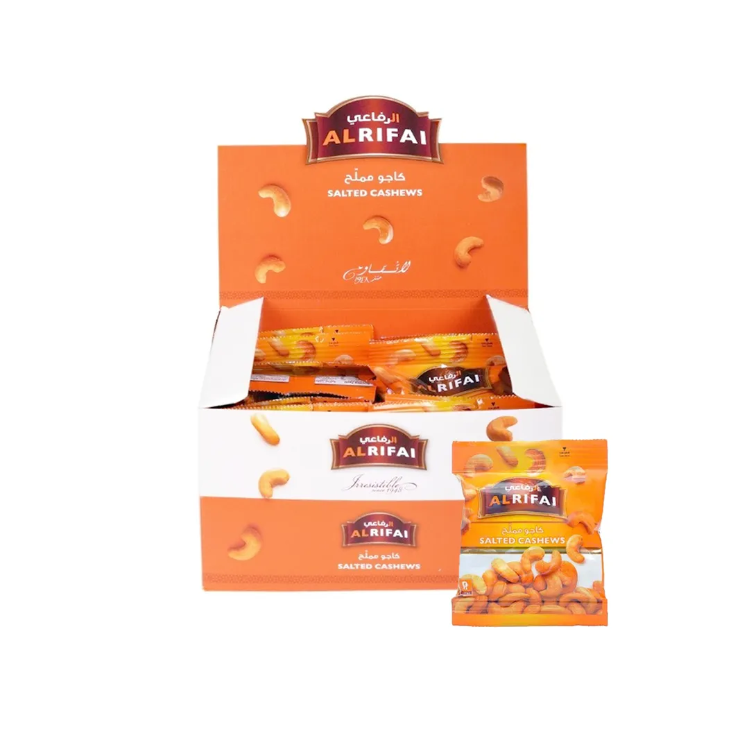 Alrifai Salted Cashews 24 Pieces x 25g