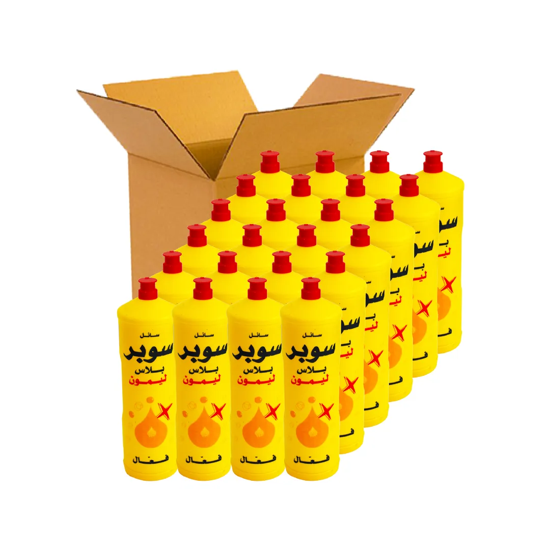 كرتون شد 24 حبة سائل غسيل الصحون ( سوبر بلاس ليمون )
