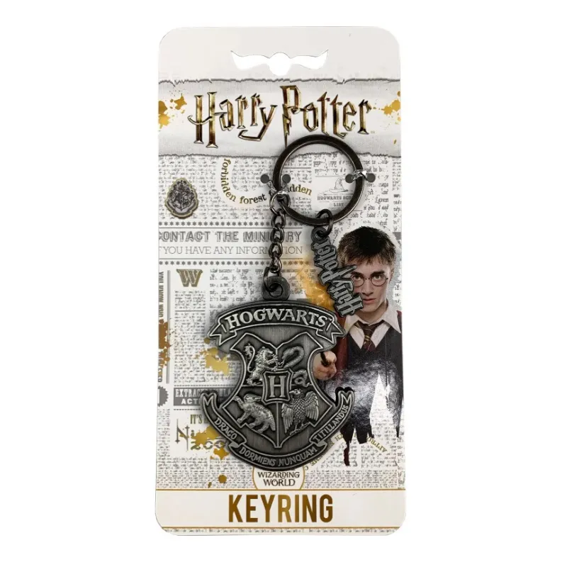 Harry Potter Hogwarts Metal Keyring