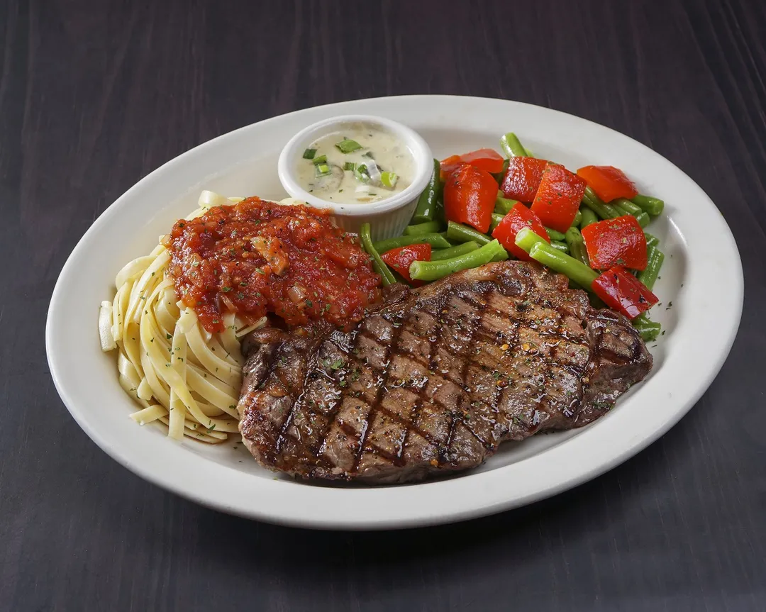 GRILLED NEW YORK STRIP.