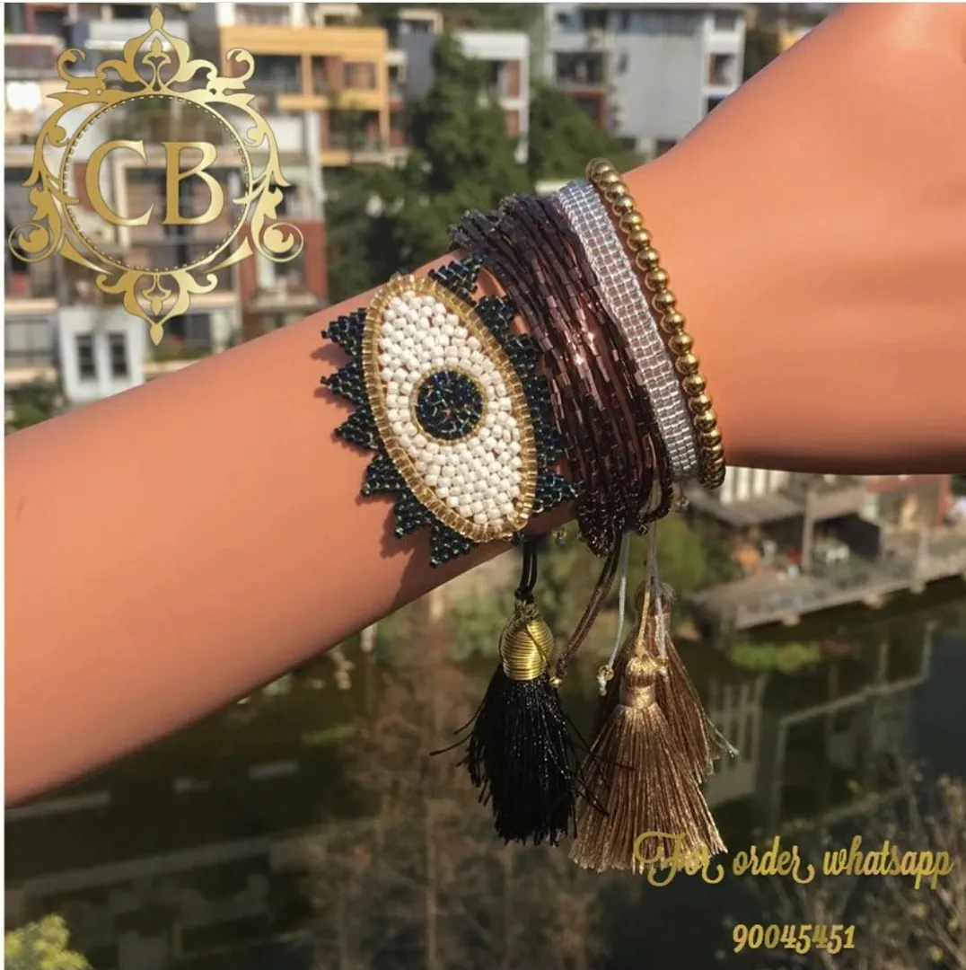 Black Turkish Eyes Bracelets