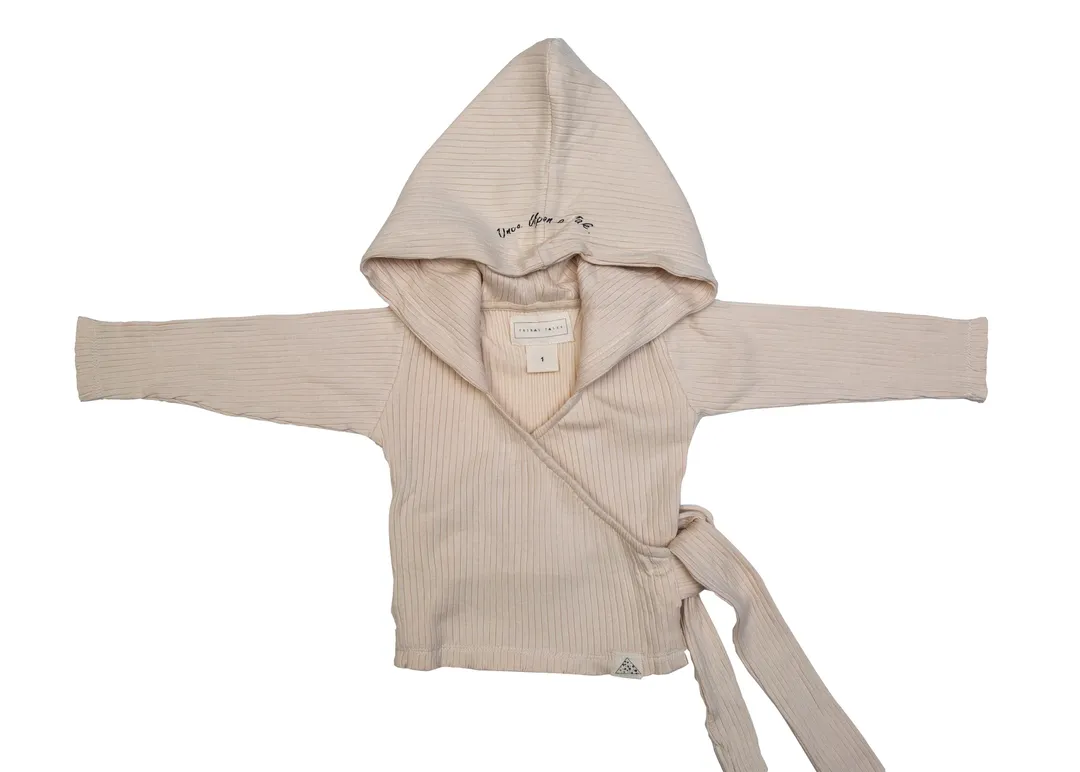 Wrap Hooded Top (White Swan)