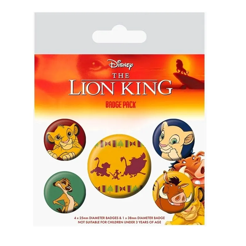 Lion King 5 Badges Pack - Simba & Friends
