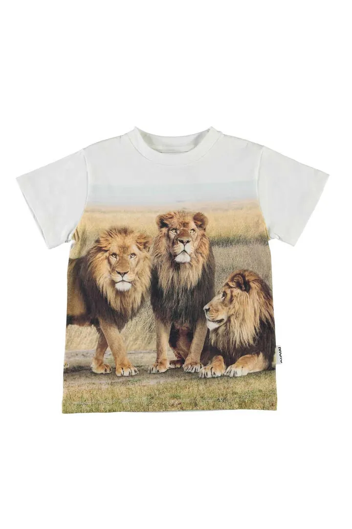 Molo- Lion Graphic Print T-Shirt