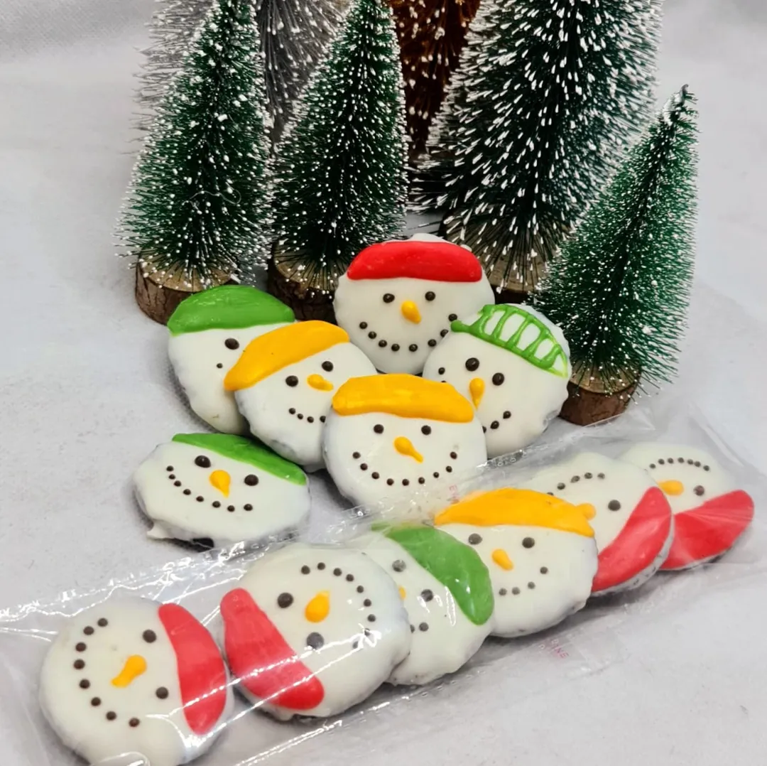 Oreo snowman