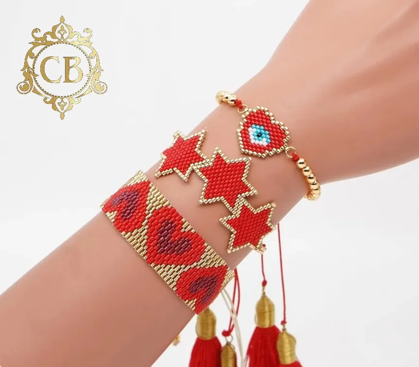 Red Turkish Eyes Bracelets