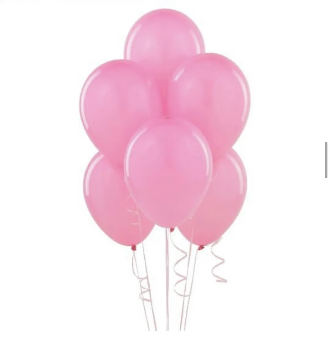 Pink balloons