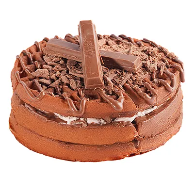 KitKat Ripple Waffle Cake