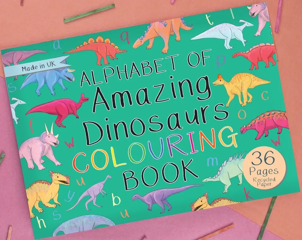 Amazing Dinosaurs Colouring Book