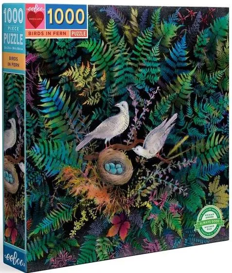 Birds in Fern 1000Pcs Puzzle