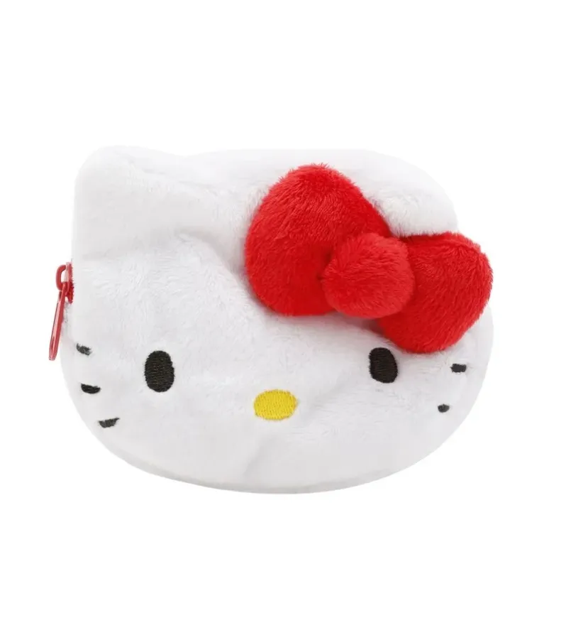 Hello Kitty D-Cut Coin Purse Soft Wool