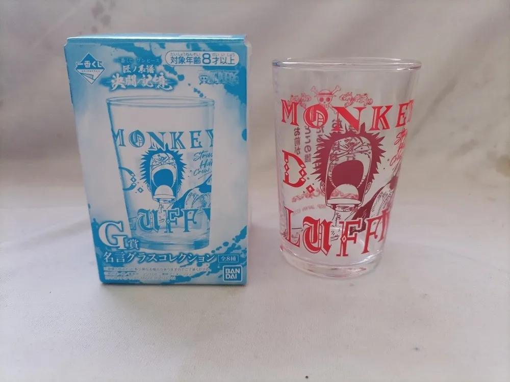 Luffy + Zoro glass cup