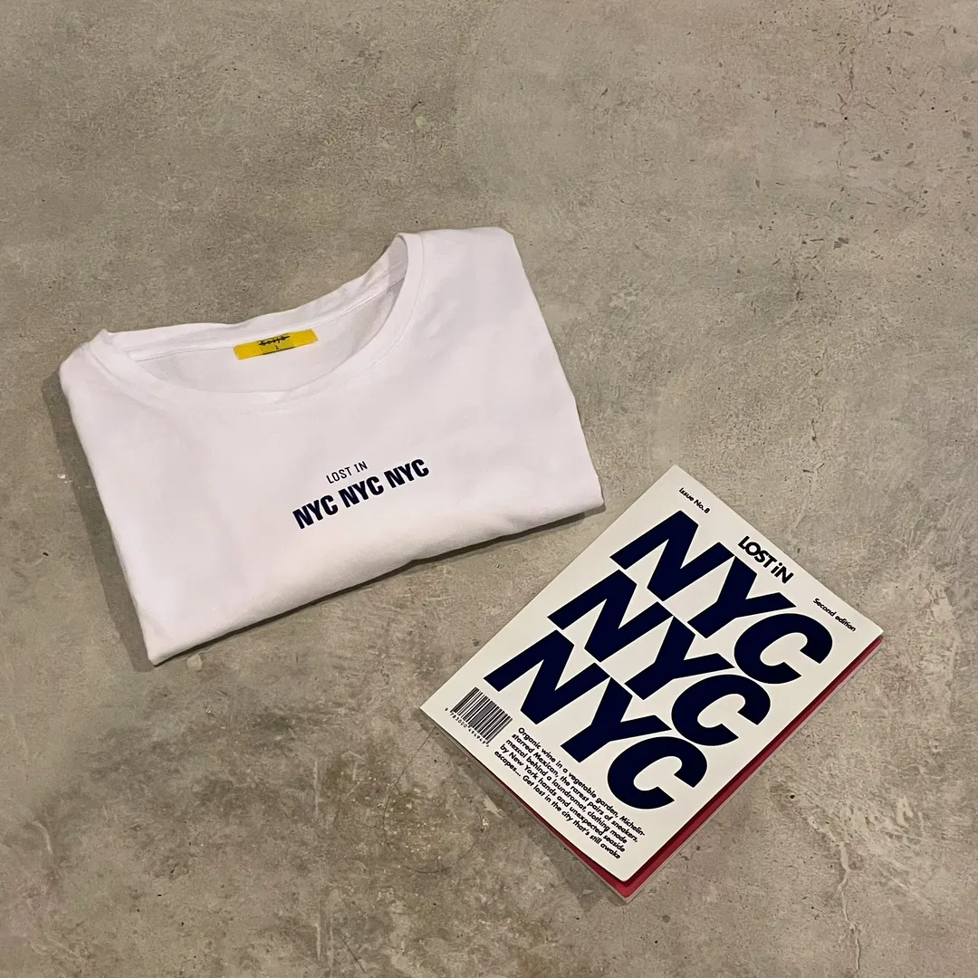 Lost in NYC white tshirt