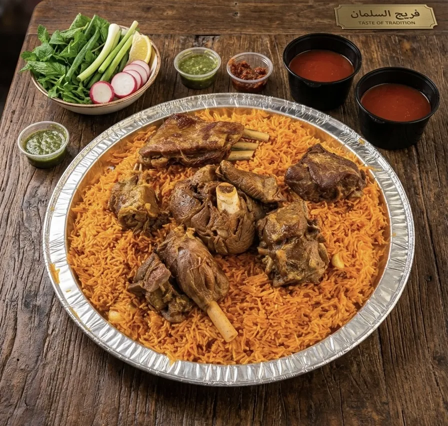 صينية عيش حساوي لحم