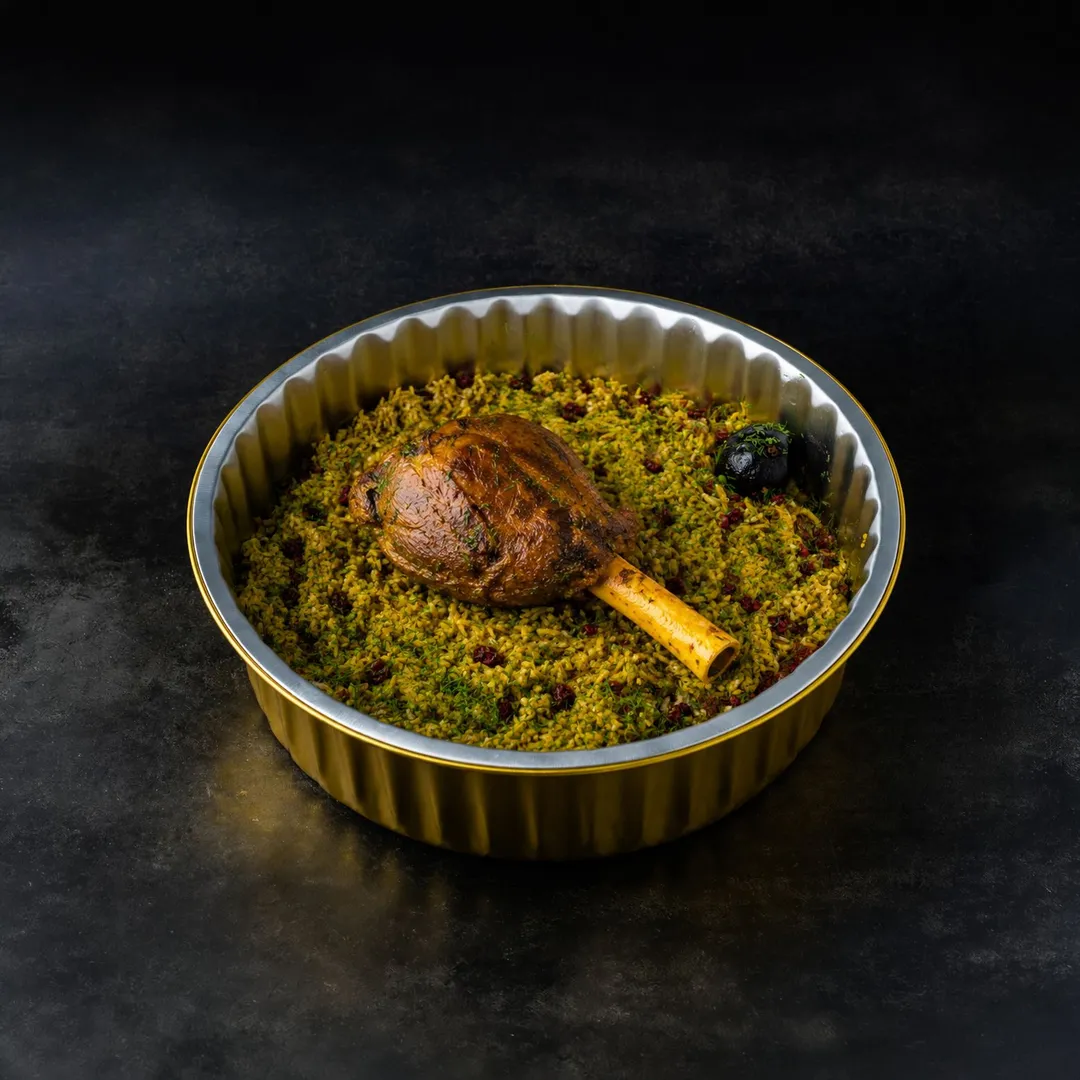 أرز لحم بالشبت
