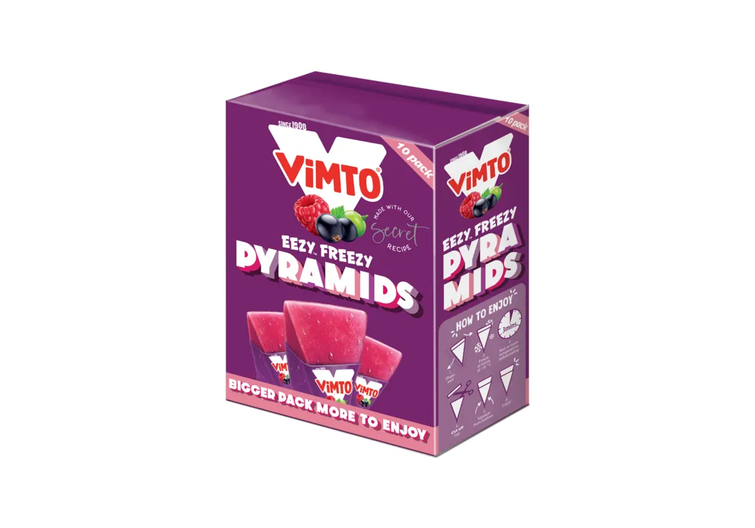 Vimto Triangle Freeze Pops 62ml x 8 Pieces