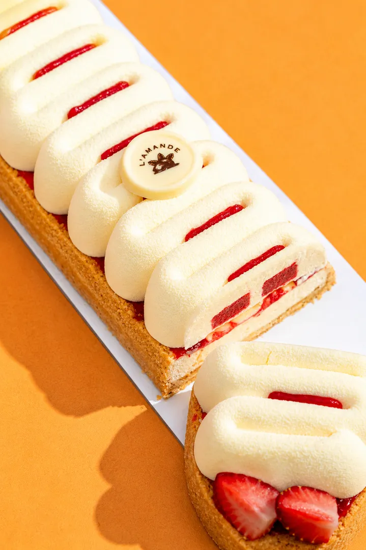 strawberry cheesecake tart