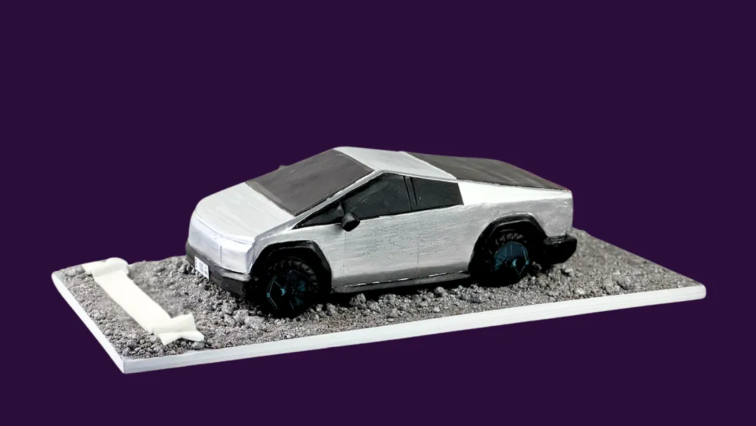 Tesla Cybertruck Cake