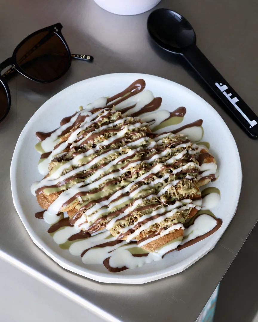 Pistachio Kunafa Pancake