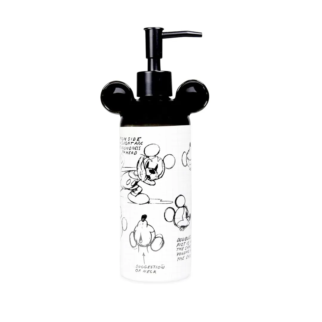 Mickey Mouse Ceramic Hand Soap Dispenser - White