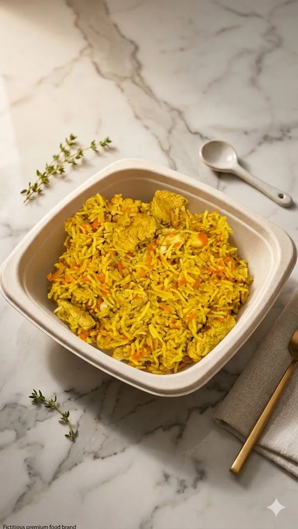 Chicken carrots rice