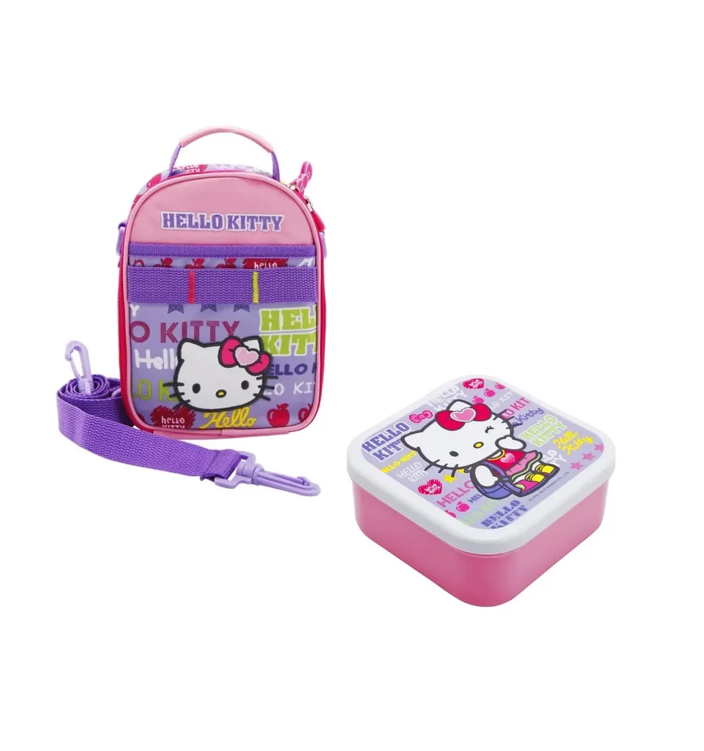 Hello Kitty Insulated Lunch Bag + Lunch Box