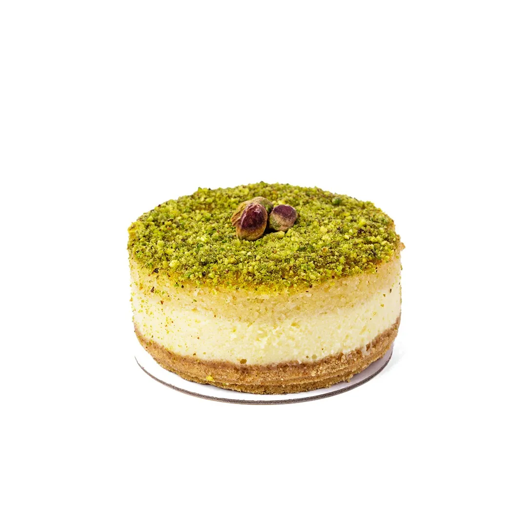 Mini Basbousa Cheesecake