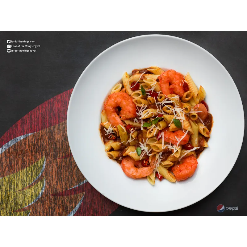 Penne Shrimp Arrabbiata
