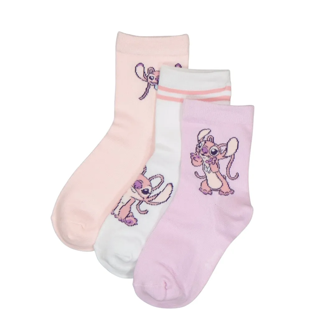Lilo & Stitch 3 High Socks - Angel
