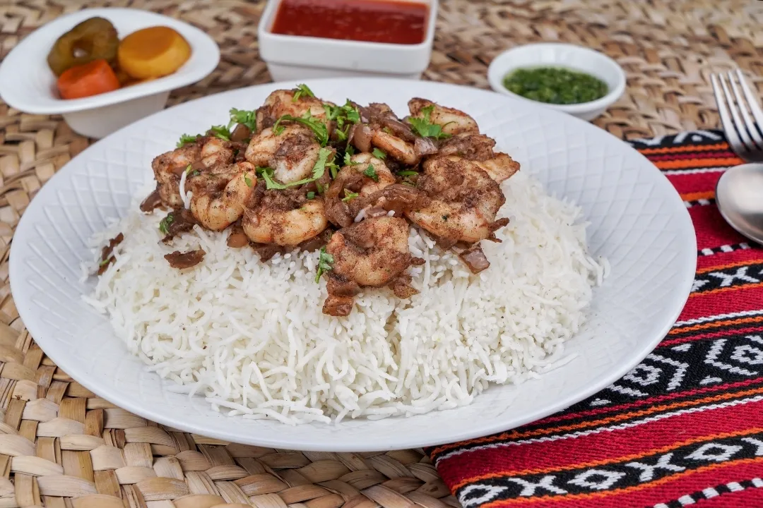 WHITE RICE WITH HAMEESA RUBIYAN